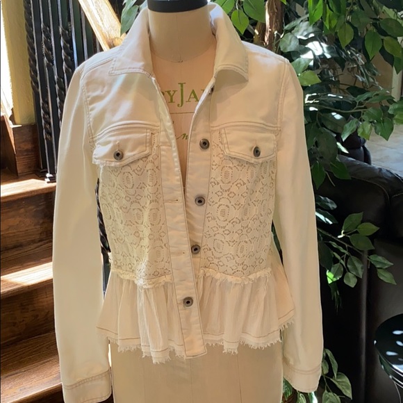 Ariana Lace Trim Jacket | Poshmark